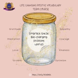 Positive vocabulary Course