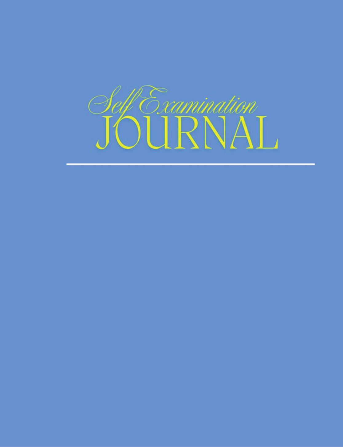 Self Examination Journal