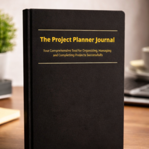 The Project Planner Journal Mockup