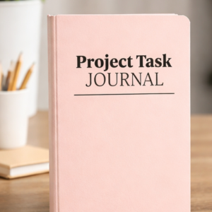 The Project Task Journal Cover
