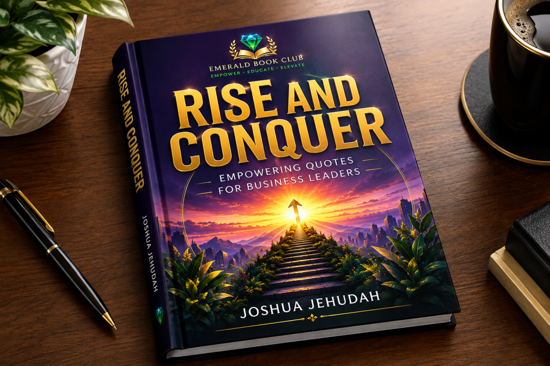 Rise and Conquer Desk Mockup