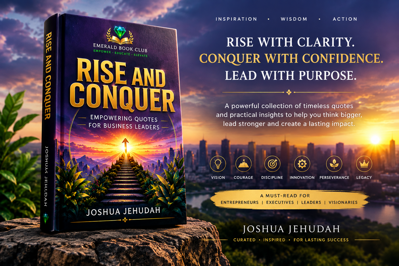 Rise and Conquer Lead with Purpose Rise and Conquer Lead with Purpose joshuajehudah